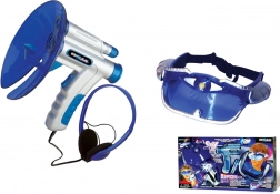 Spionsæt briller og aflytter