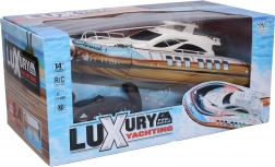 Oppustelig RC-yacht 37 cm med fjernbetjening