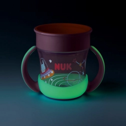 NUK Mini Magic Cup Night 160 ml, lyserød børnekop