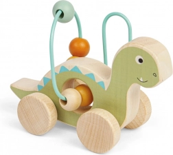 Diplodocus på hjul med perlelabyrint