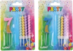 Festslys nummer 7 med fire lys