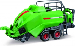 bburago farm traktor gavesæt – fendt 1050 vario med 3 trailere (10 cm)