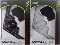 Metal-fly med batteri og friløb/tilbagerul