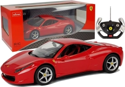 R/C Bil Ferrari 458 Italia Rastar 1:14 rød