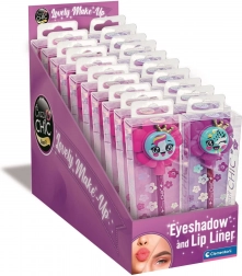 Crazy Chic blomsterformede øjenskygger og blyant fra Clementoni (mix)