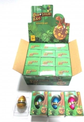 Æg med voksende dinosaur 7 × 5 cm