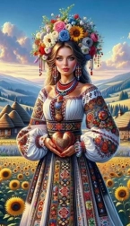 Diamond painting – pige med solsikker 30 × 40 cm