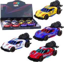 Sportsbil-legetøj med lys-, lyd- og røg-effekter 1:36