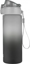Drikkeflaske OXY Click 600 ml Ombre sort/grå