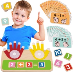 Pædagogisk trælegetøj til fingerregning fra Tooky Toy