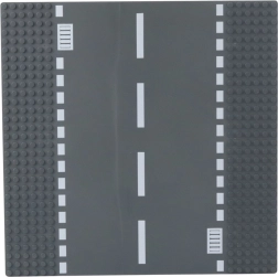 Byggeplade med vej og kloak 26 × 26 cm