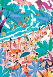 Clementoni puslespil Søndag på stranden 1000 brikker