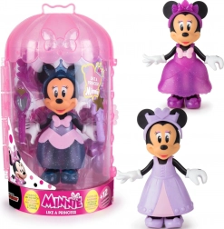 Disney Minnie Mouse dukke prinsesse med garderobe og tøj