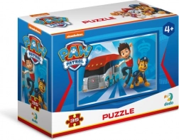 Puslespil Paw Patrol Ryder og Chase 35 brikker