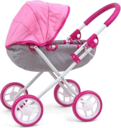 Dukkevogn til børn Milly Mally Dori Prestige Pink