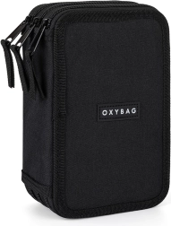 Tre-etagers penalhus UNICOLOR sort