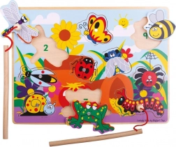 Bigjigs Toys Træspil: Fang insekter