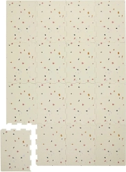 3 Sprouts skumlegeunderlag terrazzo cream