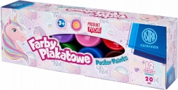 ASTRA pastelfarvede temperafarver 12×20 ml – enhjørning