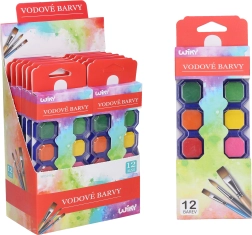 Akvarelfarver 12 stk.