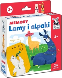 Memoryspil lamaer og alpakaer 3+
