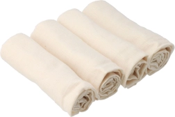 Stofbleer af økologisk bomuld New Baby Softy 70 × 70 cm, 4 stk.
