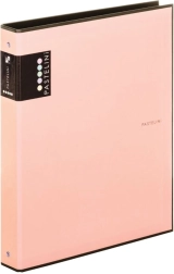 A4-ringbind PASTELINI i abrikos med 4 ringe