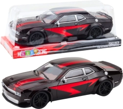 Sportsvogn med mekanisk drift sort-rød