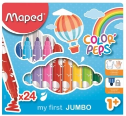 Tuscher MAPED Color'Peps Early Age Jumbo, 24 stk.