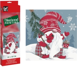 Diamantmaleri Julealf 30 × 30 cm