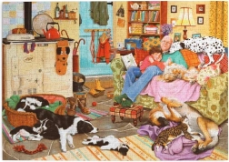 Puslespil House of Puzzles Hundehvile 1000 brikker