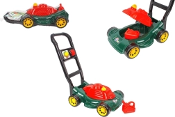 Plastisk legetøjsplæneklipper i net 28 × 53 cm