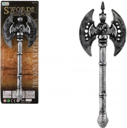 Oldtidens plastikøkse 30 cm – sølvfarvet