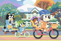 Puzzle Bluey Glad dag 100 brikker
