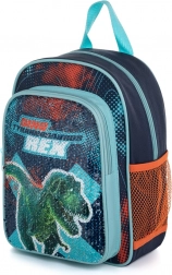 Børnerygsæk med pailletter Dinosaur