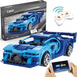 Byggesæt CADA RC racerbilen Blue Race Car Dual Mode 325 dele