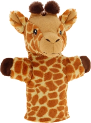 Keeleco plysbamse hånddukke giraf 27 cm