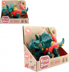 Dinosaur at samle med batterier