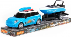 Auto Cruise med båd på trailer