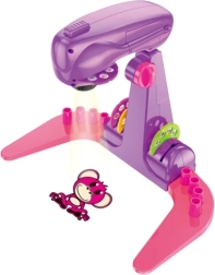 Pigernes tegneprojektor med skabeloner og tuscher