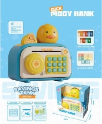 Elektronisk børnesparebøsse Kaczuszka pengeskab med PIN og fingeraftryk