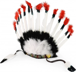 indianerhovedpynt for høvding til karneval