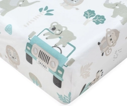 Bomuldslagen til tremmeseng NEW BABY Safari II 120 × 60 cm
