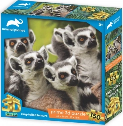 3D-puslespil lemur – 150 brikker