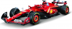 byggesæt model bburago 1:24 ferrari f1 sf24 2024 charles leclerc med stander