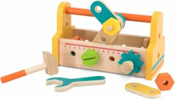 Trækasse med værktøj til små gør-det-selv-børn