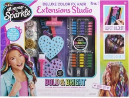 Hårstudio CRA-Z-ART – kreativt sæt til farvede striber og glimmer