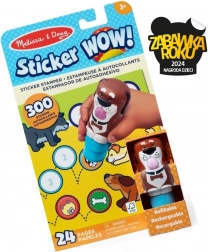 Sticker Wow - Interaktiv bog og stempel med klistermærker - Hund