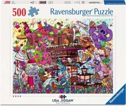 Ravensburger Puzzle USA Jigsaw Nationals: Sødt legeområde (500 brikker)