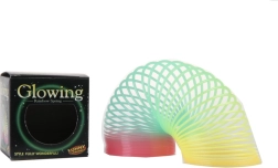 Glødende fjeder i mørke